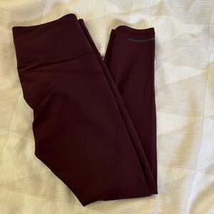 Athleta Maroon Active Leggings